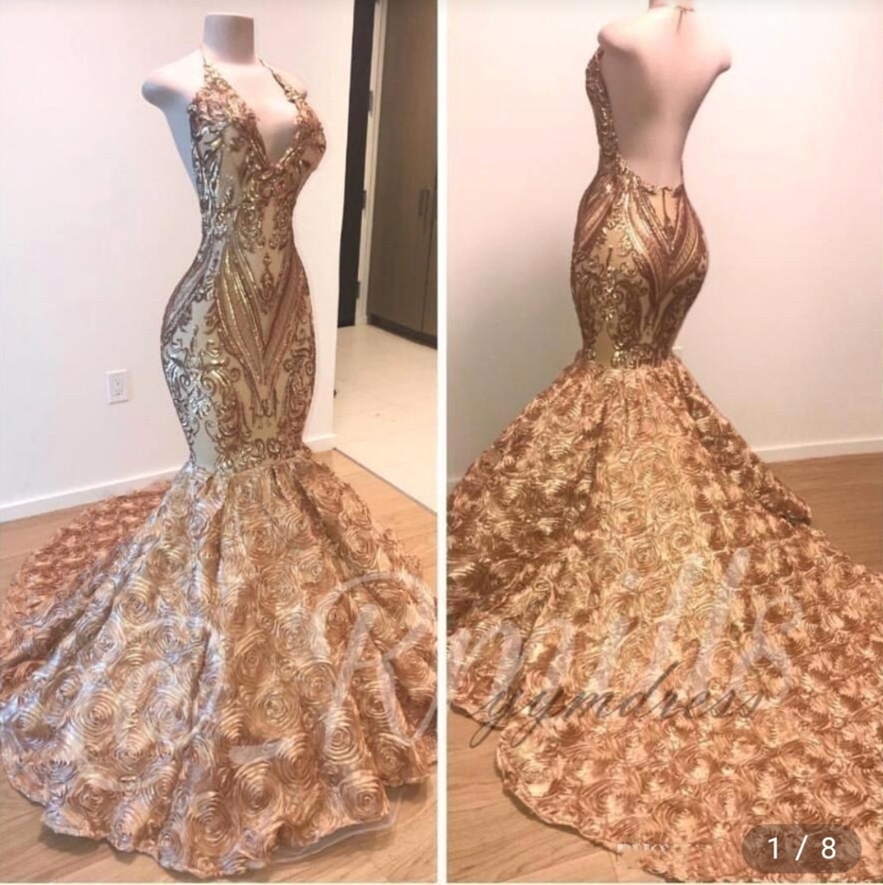 Gold Prom Dress